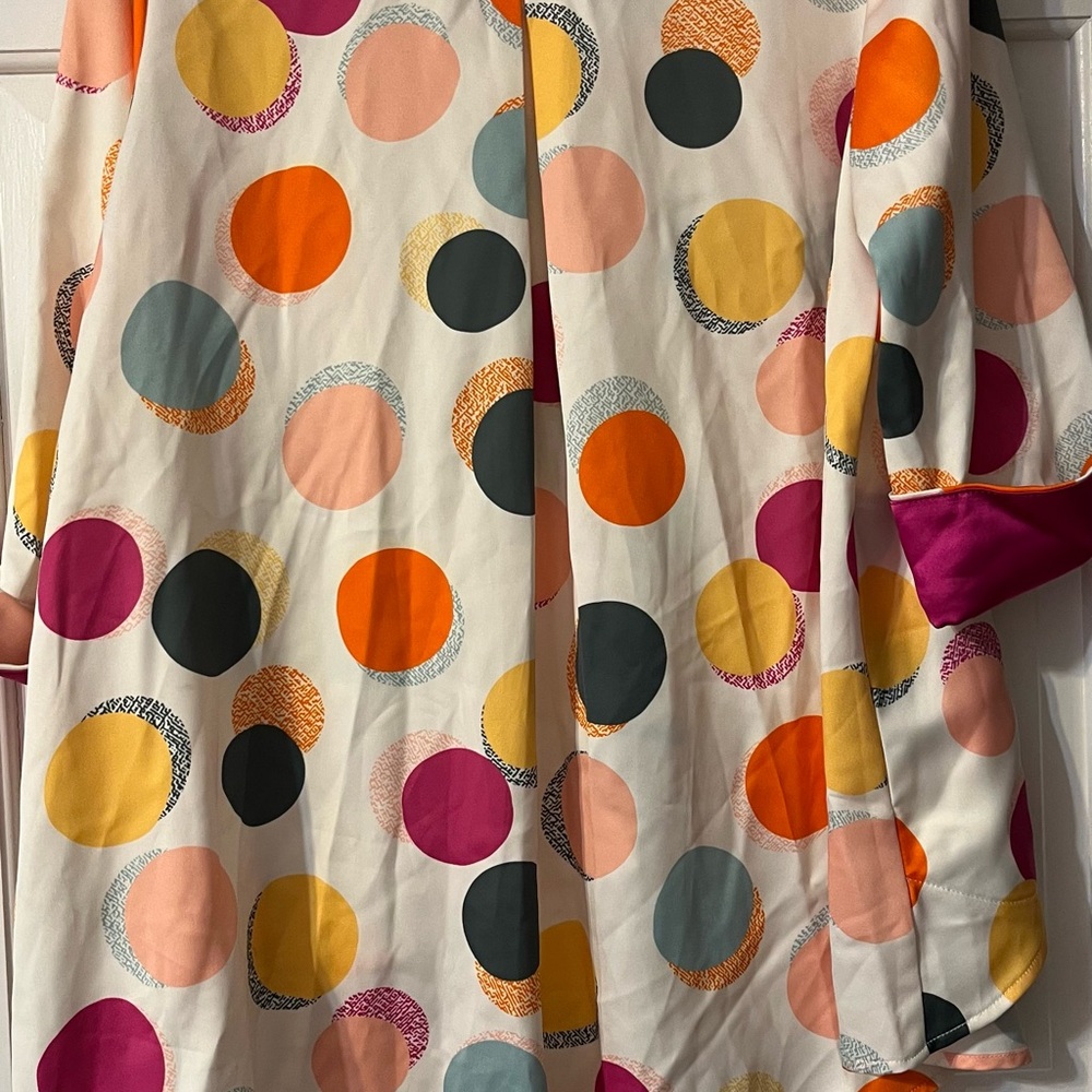 IC COLLECTION Pastel Polka Dot Blouse - Picture 4 of 5